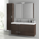 47 Inch Glossy White Bathroom Vanity Set - Stellar Hardware and Bath 