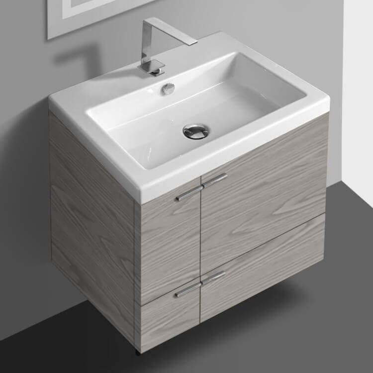 23 Inch Vanity Cabinet With Fitted Sink - Stellar Hardware and Bath 