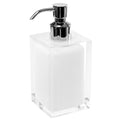 Rainbow Square Pink Countertop Soap Dispenser - Stellar Hardware and Bath 