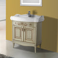 31 Inch Floor Standing Calvados Vanity Cabinet With Fitted Sink - Stellar Hardware and Bath 