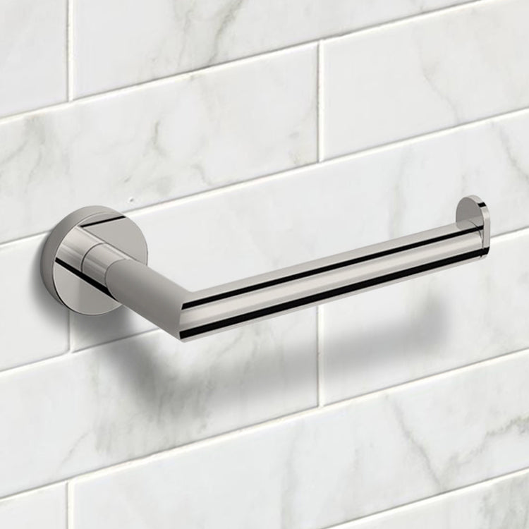 Grand Hotel Modern Chrome Toilet Paper Holder - Stellar Hardware and Bath 