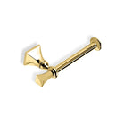 Prisma Gold Brass Toilet Roll Holder - Stellar Hardware and Bath 