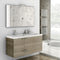 47 Inch Glossy White Bathroom Vanity Set - Stellar Hardware and Bath 