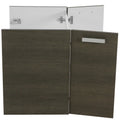 22 Inch Wall Mount Larch Canapa Bathroom Vanity Cabinet - Stellar Hardware and Bath 