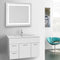 33 Inch Larch Canapa Bathroom Vanity Set, Wall Mounted, Lighted Mirror Included - Stellar Hardware and Bath 