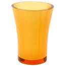 Round Toothbrush Holder Made From Thermoplastic Resins in Orange Finish - Stellar Hardware and Bath 