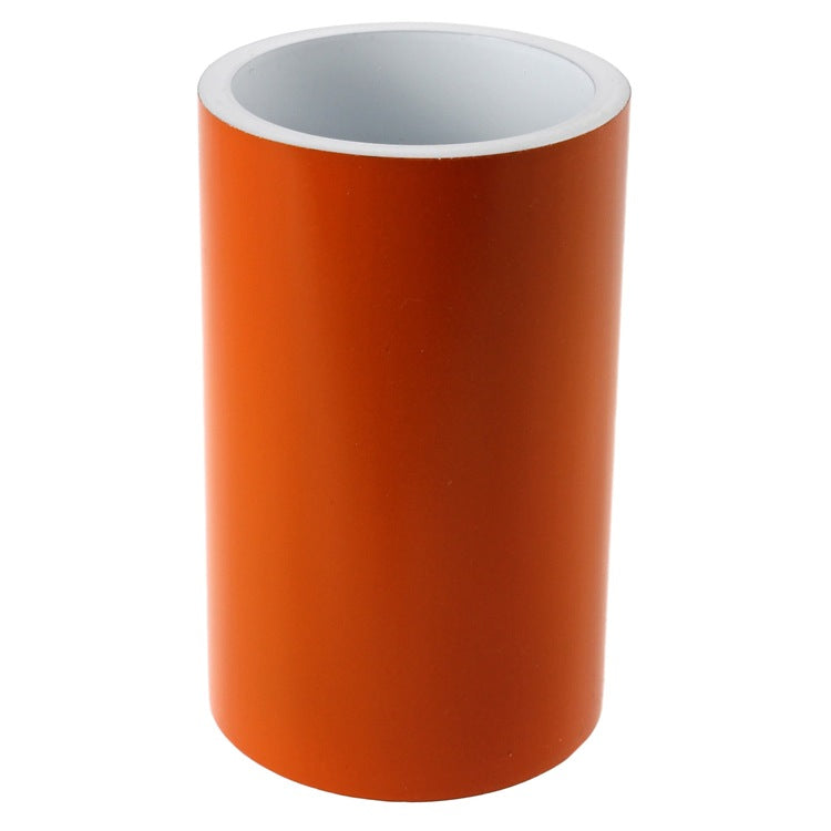 Free Standing Orange Round Tumbler - Stellar Hardware and Bath 