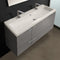 47 Inch Vanity Cabinet With Fitted Sink - Stellar Hardware and Bath 