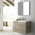 31 Inch Glossy White Bathroom Vanity Set - Stellar Hardware and Bath 