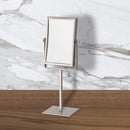 Glimmer Double Face Rectangular 3x Makeup Mirror - Stellar Hardware and Bath 