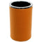 Round Toothbrush Holder Made From Faux Leather in Wenge Finish - Stellar Hardware and Bath 