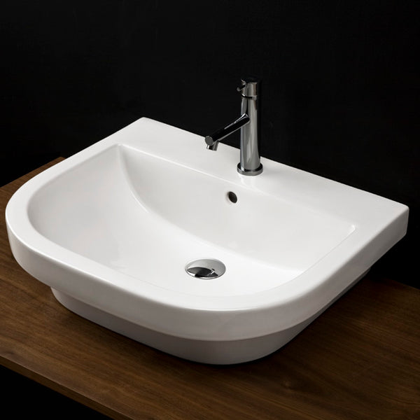 Lacava 4281-01-001 Piazza White - Stellar Hardware and Bath 