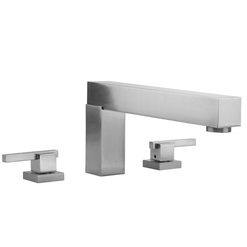 CUBIX® Roman Tub Set with CUBIX® Lever Handles - Stellar Hardware and Bath 