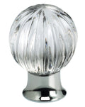 Omnia 4405/30 Cabinet GLASS KNOB - Stellar Hardware and Bath 