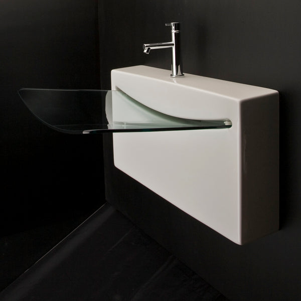 Lacava 4500G-01-001 Block  White - Stellar Hardware and Bath 