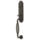 Emtek 461111 Lafayette Single Cylinder Keyed Entry Wrought Steel Monolithic Handleset - Stellar Hardware and Bath 