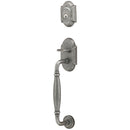 Emtek 461232 Normandy Single Cylinder Keyed Entry Wrought Steel Sectional Handleset - Stellar Hardware and Bath 