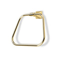 Prisma Gold Classic-Style Brass Towel Ring - Stellar Hardware and Bath 