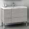 39 Inch Vanity Cabinet With Fitted Sink - Stellar Hardware and Bath 