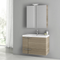 31 Inch Grey Walnut Bathroom Vanity Set - Stellar Hardware and Bath 