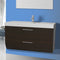 2 Drawers Vanity Cabinet with Self Rimming Sink - Stellar Hardware and Bath 