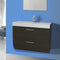 2 Drawers Vanity Cabinet with Self Rimming Sink - Stellar Hardware and Bath 