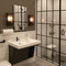 Lacava LIB-W-32R-16T1 Libera Black with Fine Texture - Stellar Hardware and Bath 