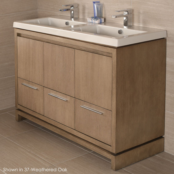 Lacava AQQ-F-56-07 AQUAQUATTRO Natural Walnut - Stellar Hardware and Bath 