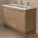 Lacava AQS-F-48-08T1 AQUASEI White with Fine  Texture - Stellar Hardware and Bath 