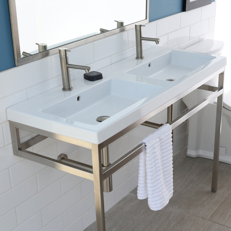 Lacava AQQ-BX-48-21 AQUAQUATTRO Brushed Stainless steel - Stellar Hardware and Bath 