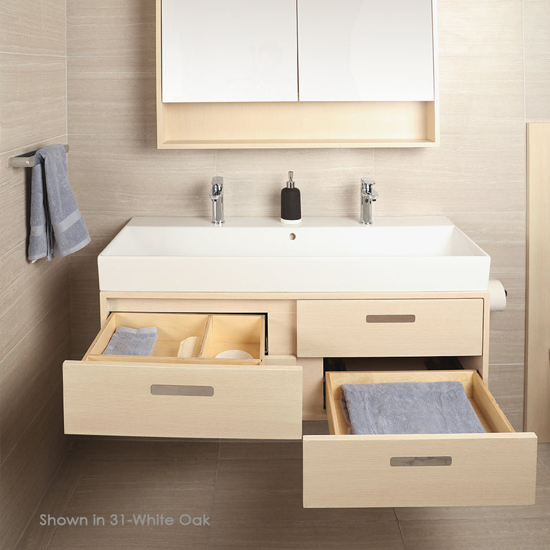 Lacava AQS-W-48S-37 AQUASEI Weathered Oak - Stellar Hardware and Bath 