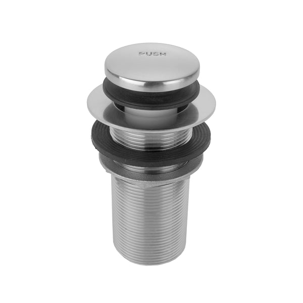 Extra Long Thread  Toe Control Drain Strainer - 5" Long Thread - Stellar Hardware and Bath 