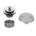 Lift and Turn Tub Drain Strainer with Faceplate (Two Hole) - Stellar Hardware and Bath 