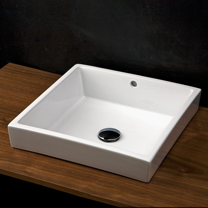 Lacava 5455-001 Cube White - Stellar Hardware and Bath 