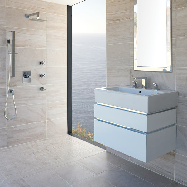 Lacava AQG-W-29-TRIM -10 Aquagrande Polished Stainless Steel - Stellar Hardware and Bath 