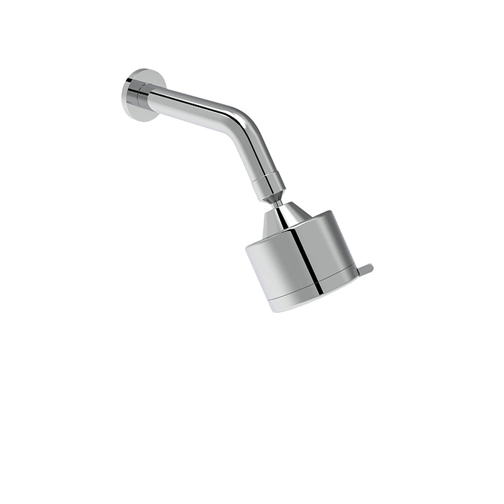 Aqua Brass 567 3" round showerhead with arm - Stellar Hardware and Bath 