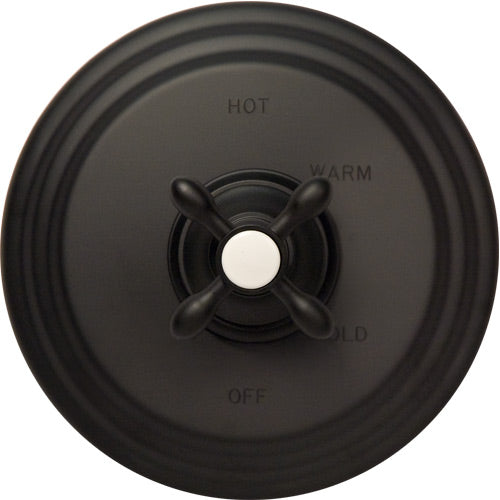 Astaire - 3-1644TR 3/4" Round Thermostatic Trim Plate with Handle - Stellar Hardware and Bath 