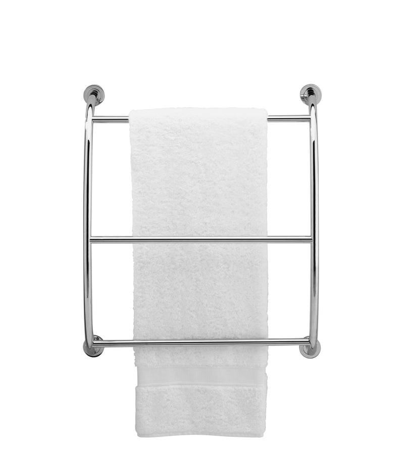 Valsan Essentials Chrome Wall Mounted Towel Rack - Stellar Hardware and Bath 