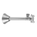 Multi Turn Angle Pattern 1/2" Copper (Sweat Fit) x 3/8" O.D. Supply Valve with Cross Handle - Stellar Hardware and Bath 
