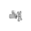 Multi Turn Angle Pattern 3/8" IPS x 3/8" O.D. Supply Valve with Cross Handle - Stellar Hardware and Bath 
