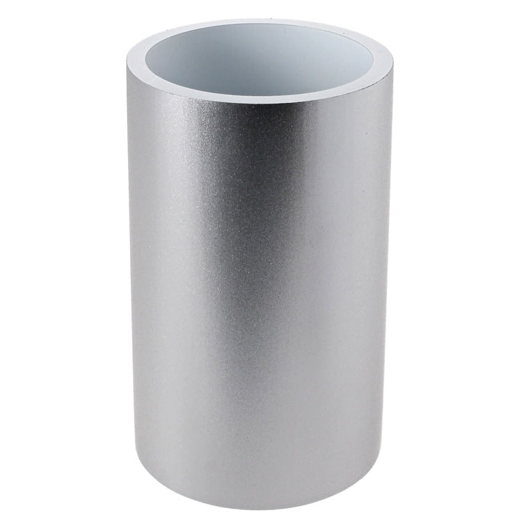 Silver Free Standing Round Toothbrush Holder - Stellar Hardware and Bath 