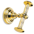 Giunone Chrome Classic-Style Brass Double Hook - Stellar Hardware and Bath 