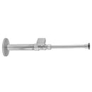 Quarter Turn Straight Pattern 1/2" IPS x 3/8" O.D. Toilet Supply Kit with Square Handle, 20" Supply Tube, Escutcheon - Stellar Hardware and Bath 