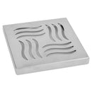 6" x 6" Wave Channel Drain Grate - Stellar Hardware and Bath 