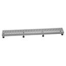 60" Channel Drain Round Dotted Grate - Stellar Hardware and Bath 