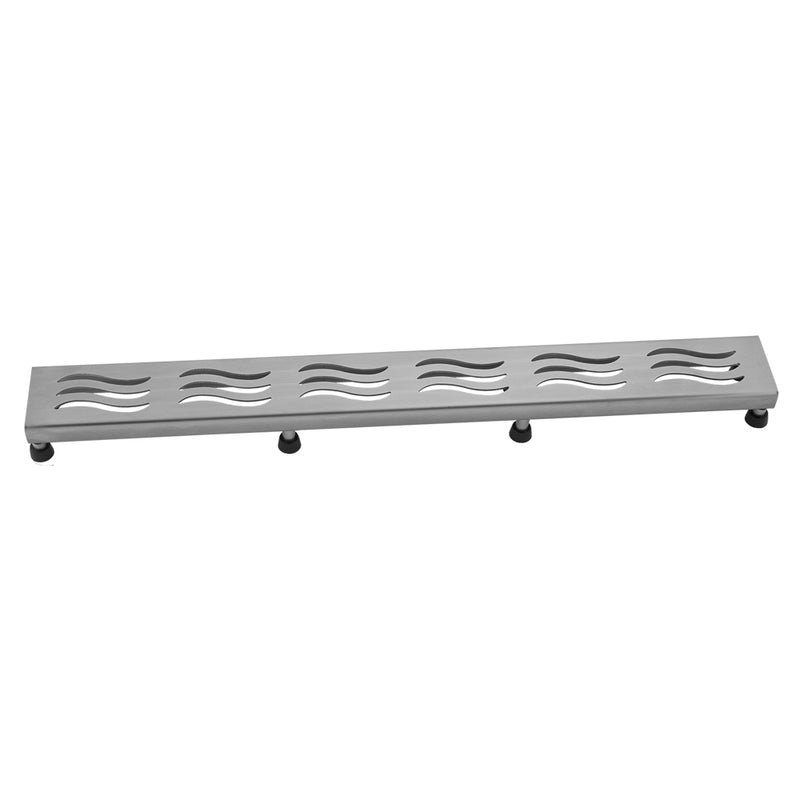 24" Channel Drain Wave Grate - Stellar Hardware and Bath 