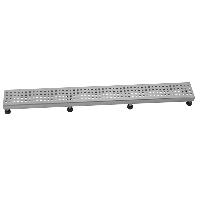32" Channel Drain Square Dotted Grate - Stellar Hardware and Bath 