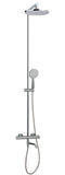 Aqua Brass 62335 Tila 1/2" thermostatic tub/shower column - Stellar Hardware and Bath 