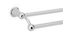 Valsan Sintra Chrome Double Towel Rail, 25" - Stellar Hardware and Bath 