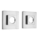 Brass Square Shower Curtain Rod Flanges - Stellar Hardware and Bath 